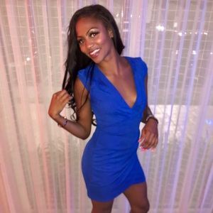 Cobalt Blue Mini Dress